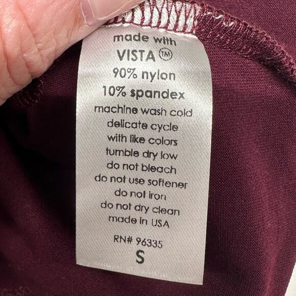 NWT | Susana Monaco | Crop Mock Long Sleeve | Port | Small - Picture 7 of 11